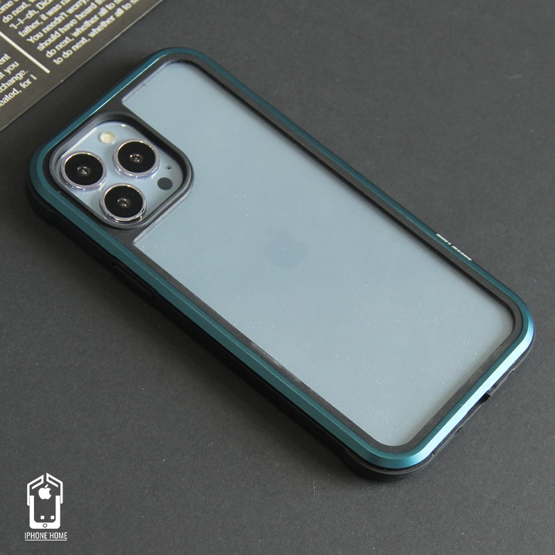 قاب گرین Hibrido Shield سبزآبی مناسب iPhone 13 Pro (6838)