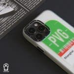 قاب یانگ کیت Shanghai سفید سبز مناسب iPHONE 13 Pro Max (6686)