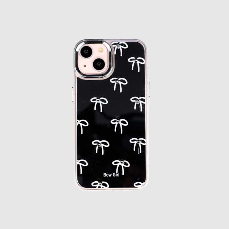 قاب فشن کیس BowGirl آینه ای پاپیونی مناسب iPhone 15 (7054)