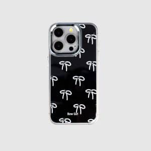 قاب فشن کیس BowGirl آینه ای پاپیونی مناسب iPhone 15 Pro (7055)