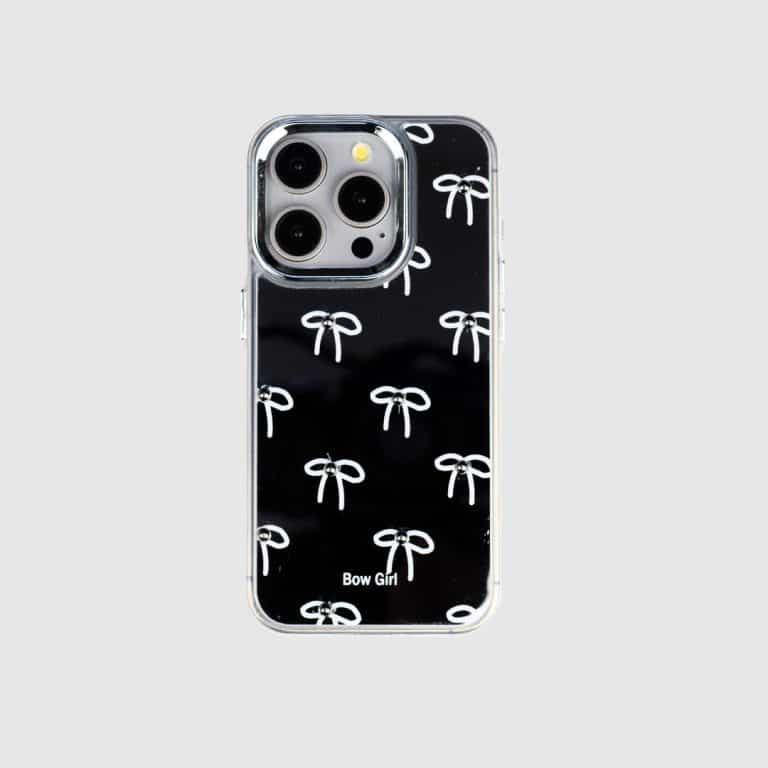 قاب فشن کیس BowGirl آینه ای پاپیونی مناسب iPhone 15 Pro (7055)