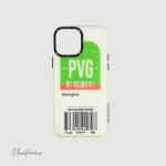 قاب یانگ کیت Shanghai سفید سبز مناسب iPHONE 13 Pro Max (6686)