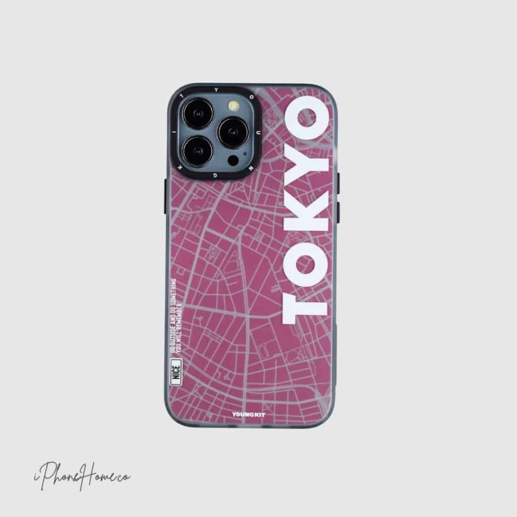 قاب یانگ کیت Tokyo سرخابی مناسب iPHONE 13 Pro Max (6674)