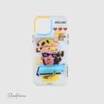 قاب راک Marilyn Monroe سفید مناسب iPHONE 13 Pro Max (6687)