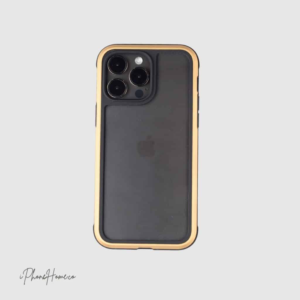 قاب کی دوو Ares طلایی مناسب iPhone 14 Pro (1183)