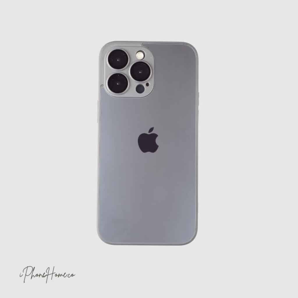 قاب شیشه ای AG-Glass خاکستری مناسب iPhone 14 Pro Max (3996)
