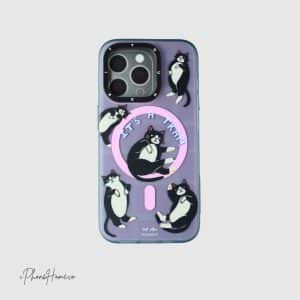 قاب یانگ کیت Cat Trap یاسی مناسب iPhone 15 Pro (8074)