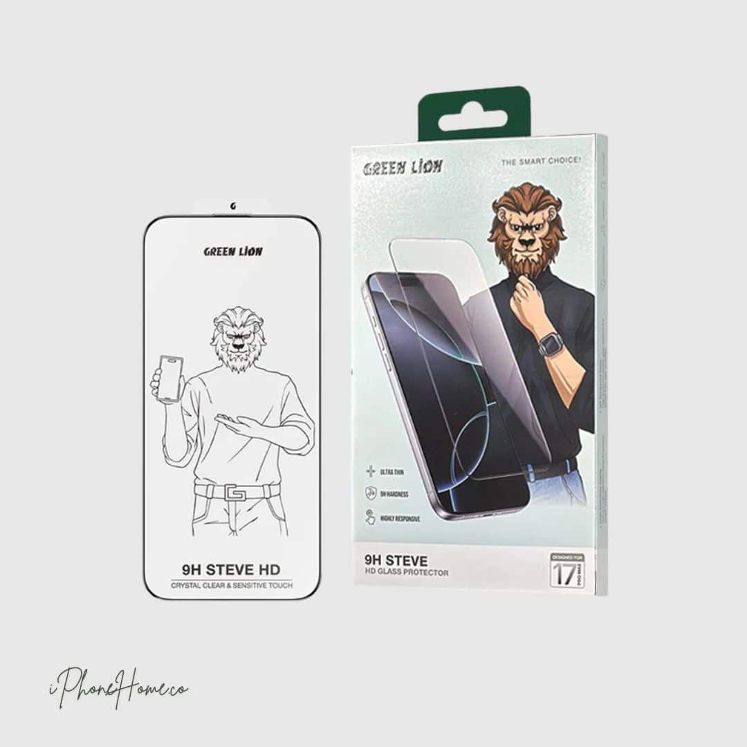 محافظ نمایشگر گرین 9H Steve مناسب iPhone 17 ProMax (8914) — تصویر ۲
